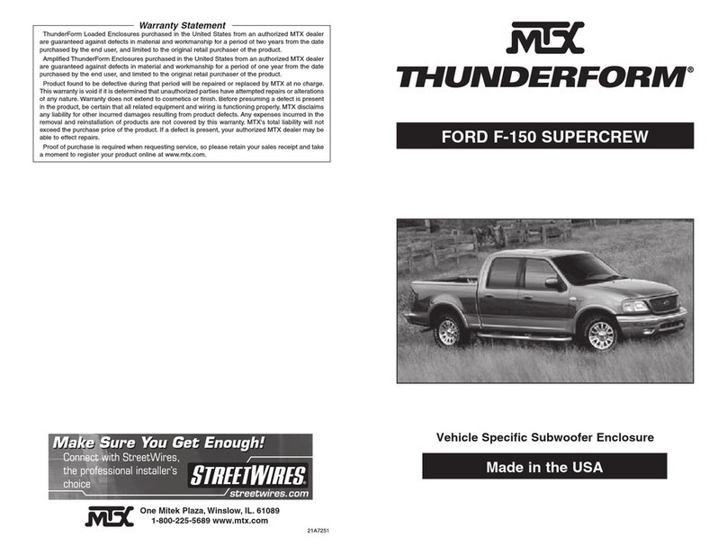 MTX F-150 SUPERCREW User manual