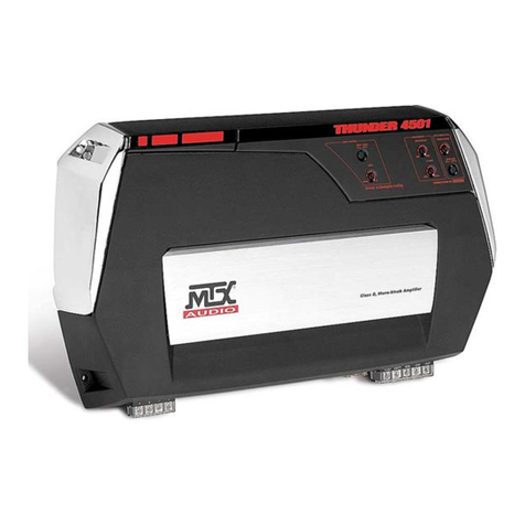 MTX Thunder TA4501 owner's manual