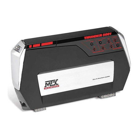 MTX Thunder TA5601 User manual MTX Thunder TA5601 User manual