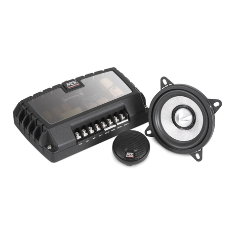 MTX MTX Thunder Axe High End Component TXC5.1 owner's manual