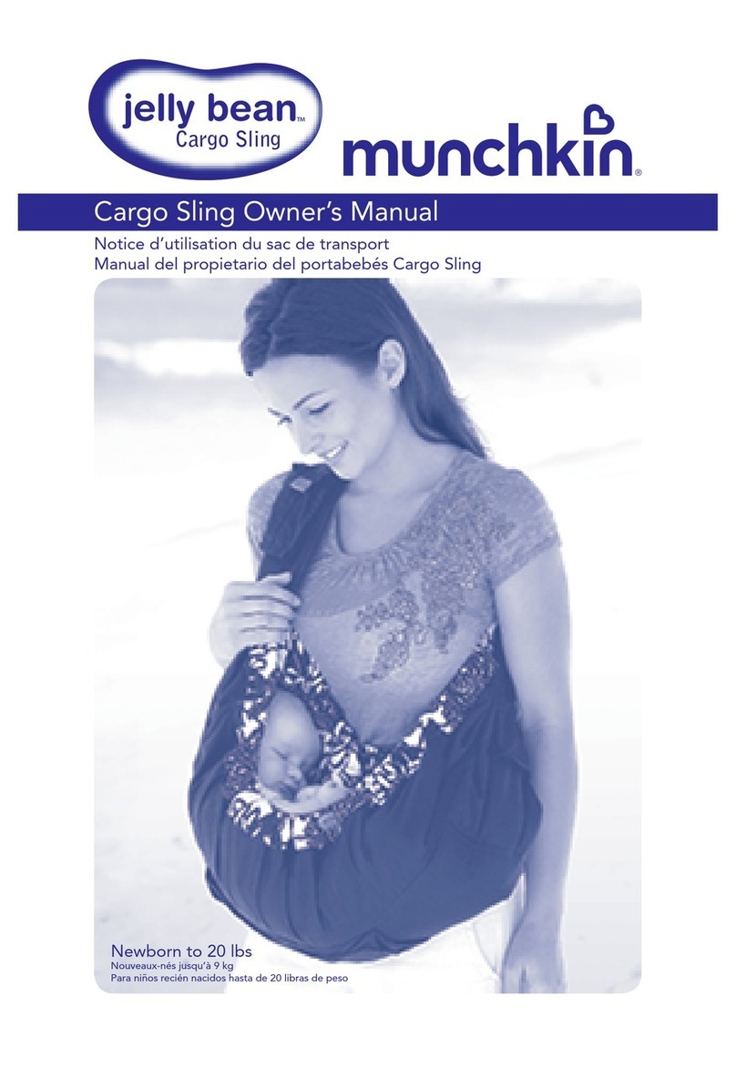 Munchkin Jelly Bean Cargo Sling owner's manual