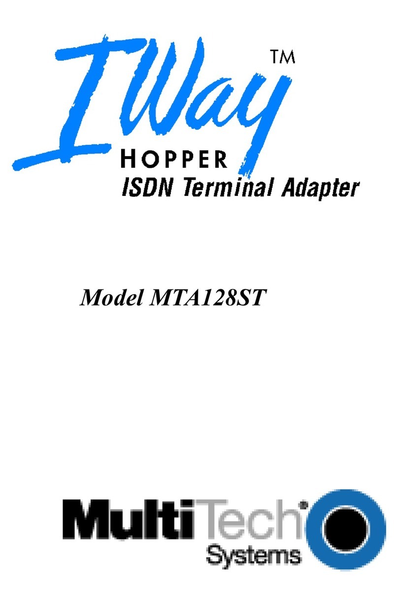 Multitech IWAY MT128ISA-SD User manual