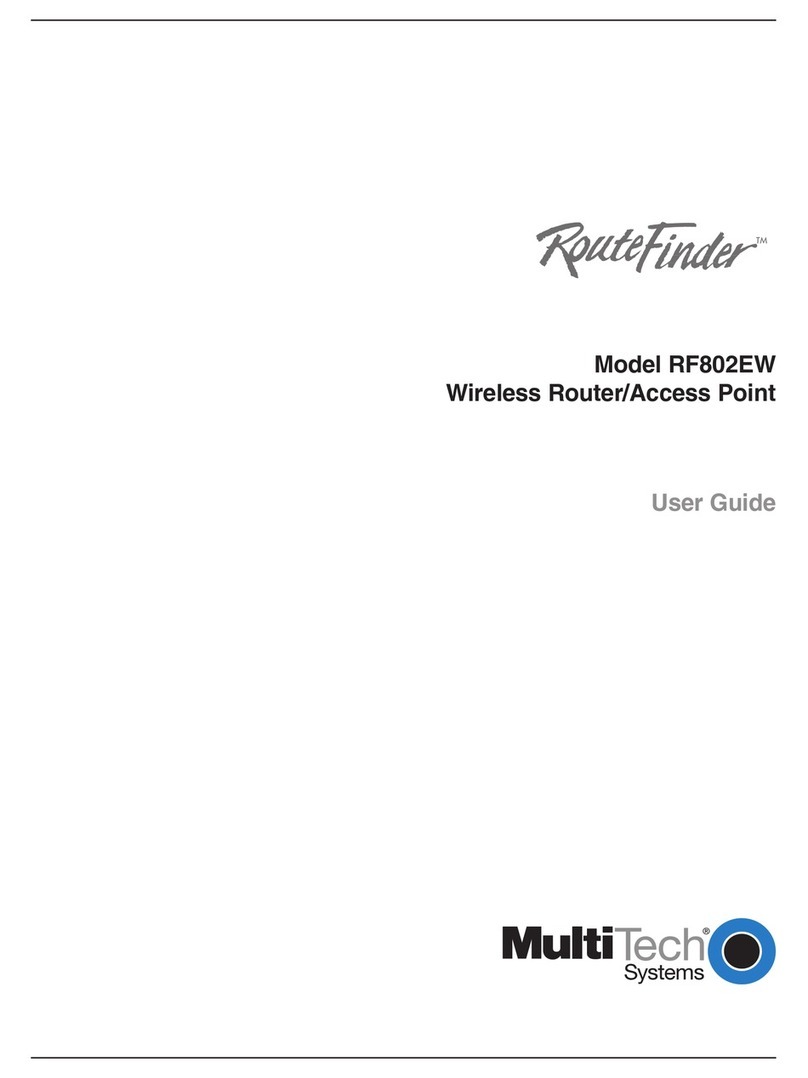 Multitech RouteFinder RF802EW user guide