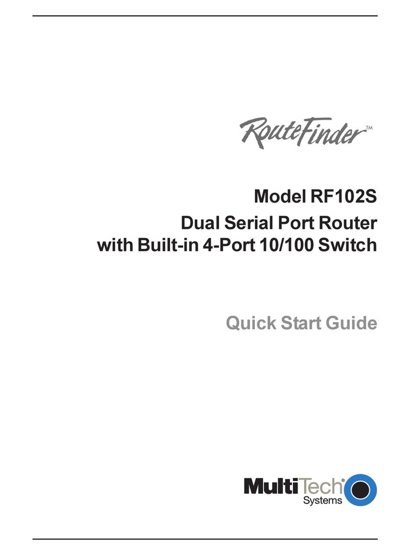 Multitech RouteFinder RF102S quick start guide