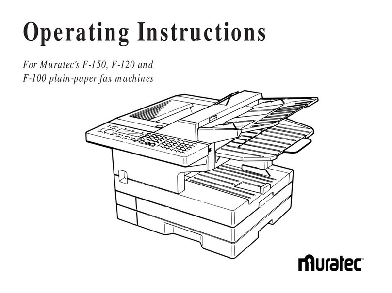 Muratec F-100 User manual
