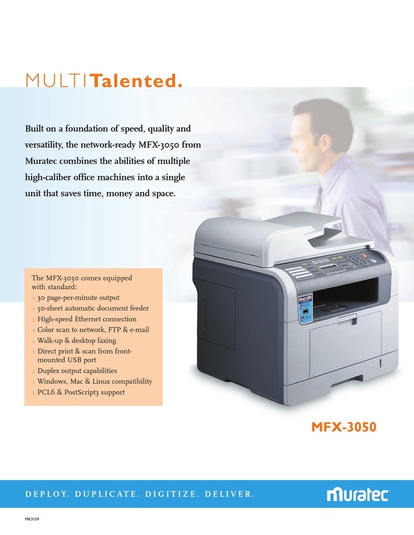 Muratec MFX-3050 User manual