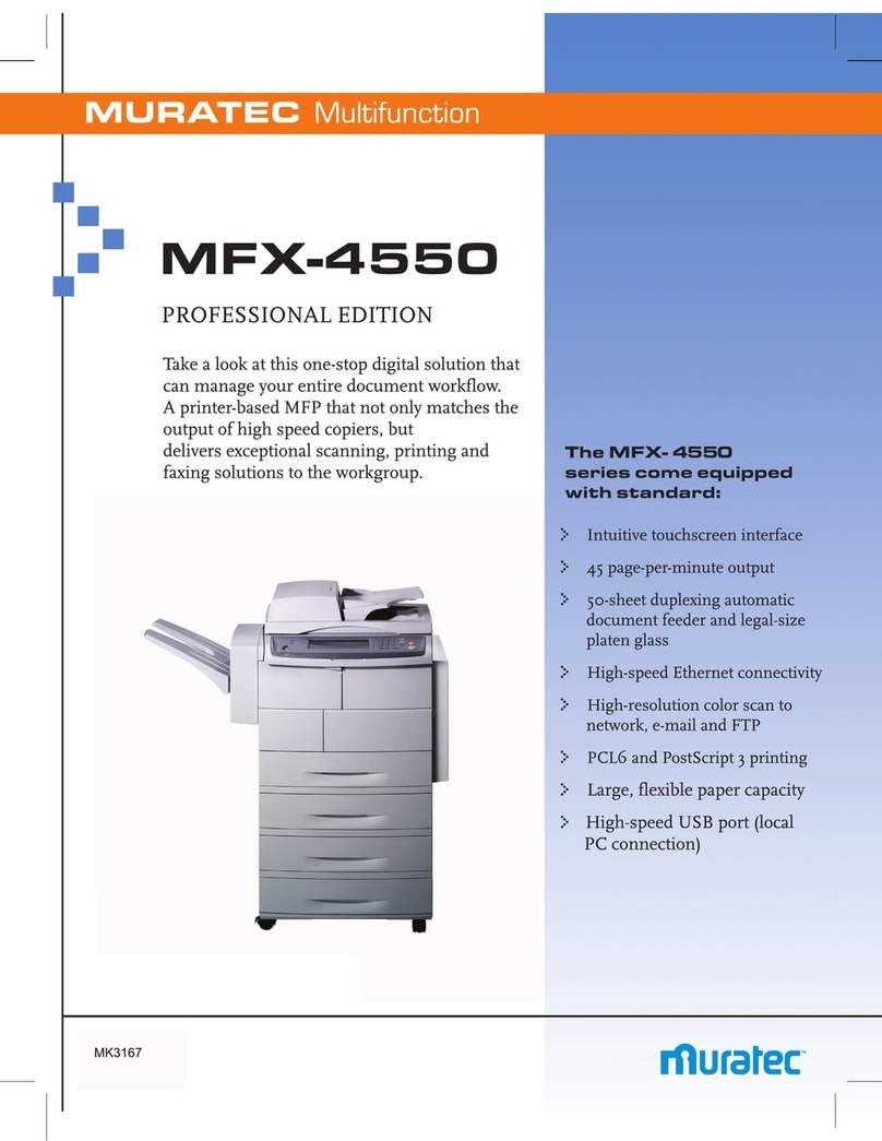 Muratec MFX-4550 Specifications