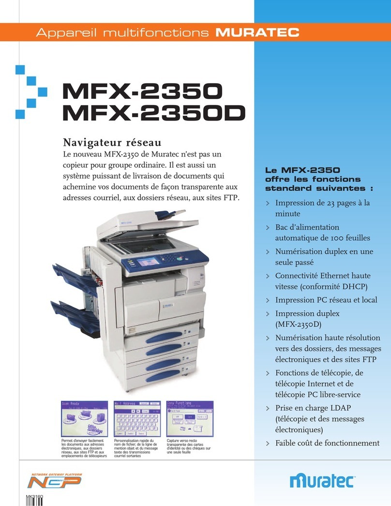 Muratec MFX-2350 D User manual