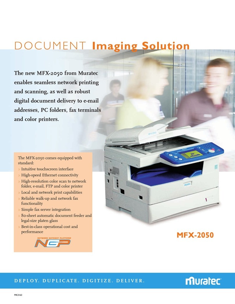 Muratec MFX-2050 User manual