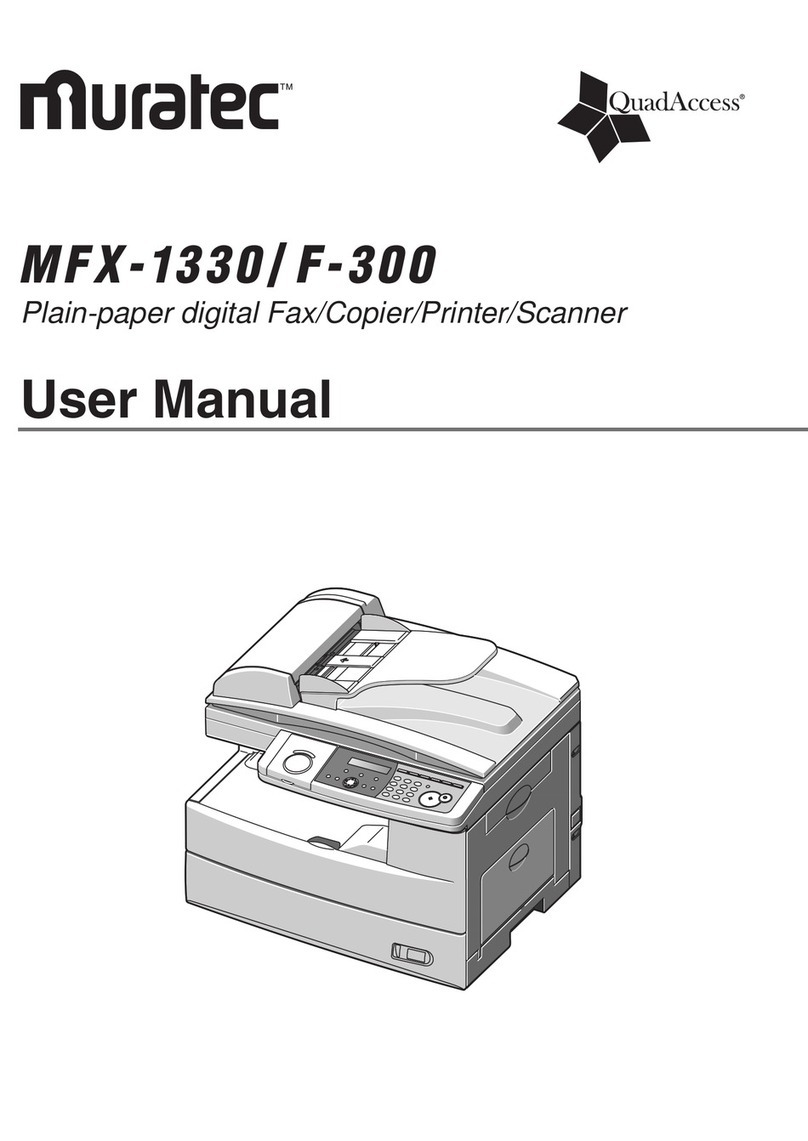 Muratec F-300 User manual
