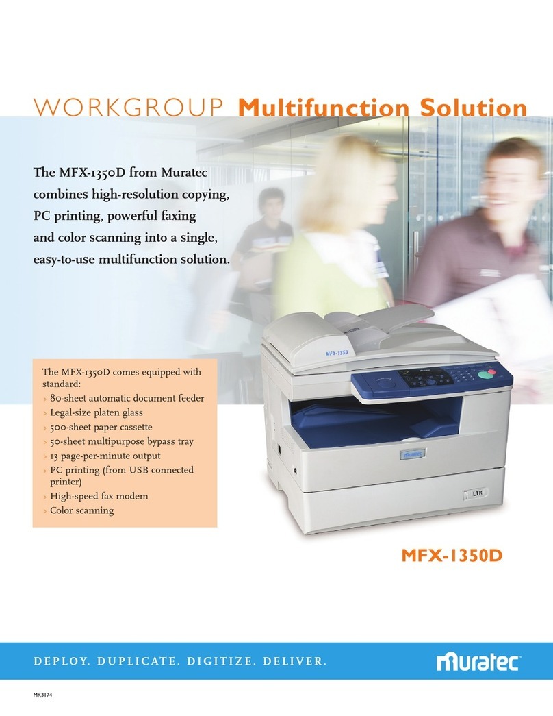 Muratec MFX-1350 User manual