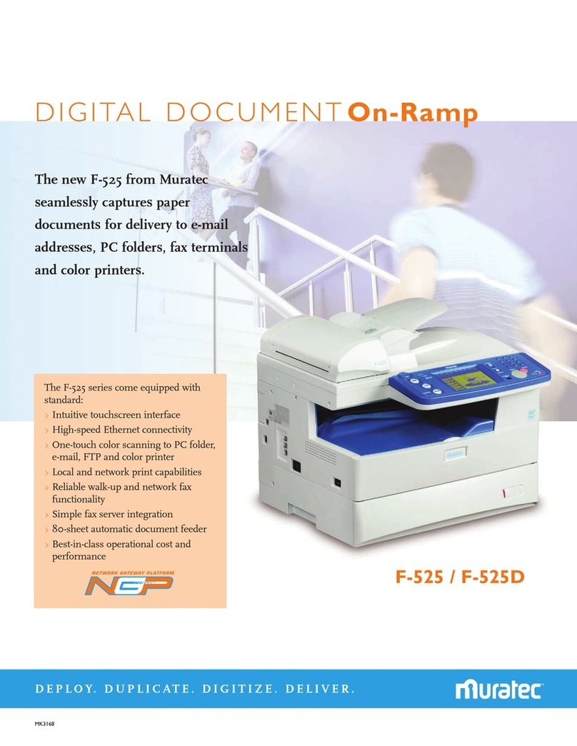 Muratec F-525 User manual