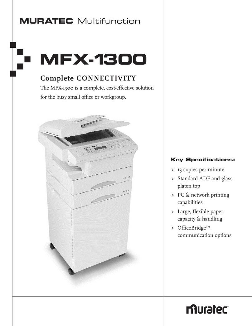 Muratec MFX-1300 Specifications