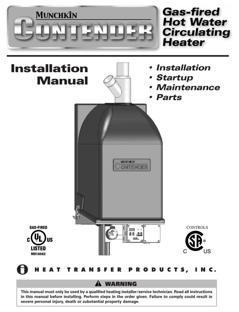 Munchkin Gas-Fired Hot Water Circulating Heater installation manual Munchkin Gas-Fired Hot Water Circulating Heater installation manual