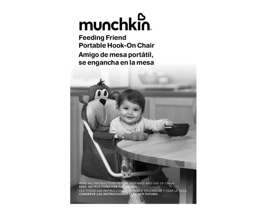 Munchkin Portable Hook-On Chair user manual