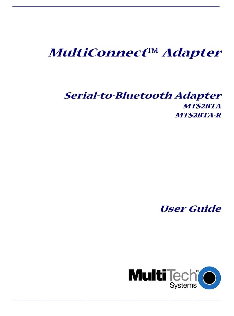 Multitech MultiConnect BT MTS2BTA User manual