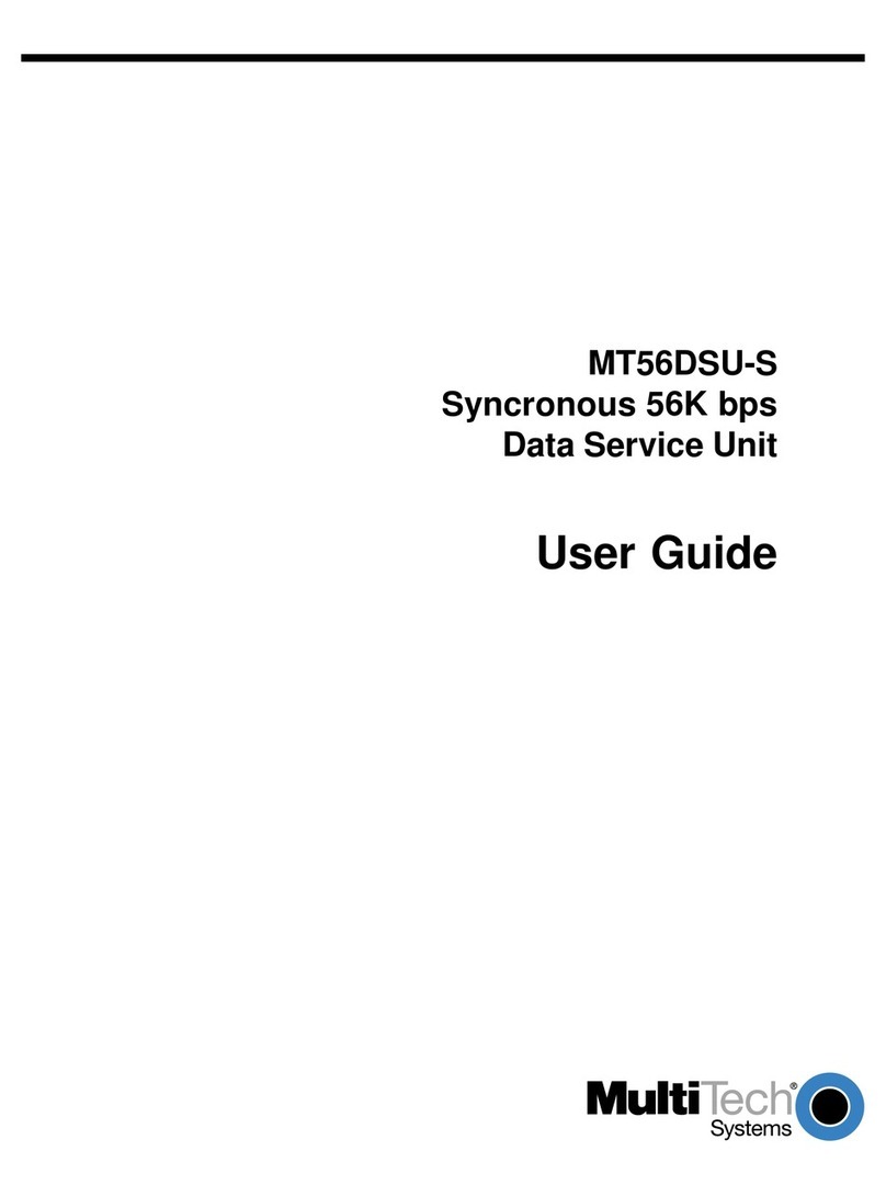 Multitech MT56DSU-S User manual