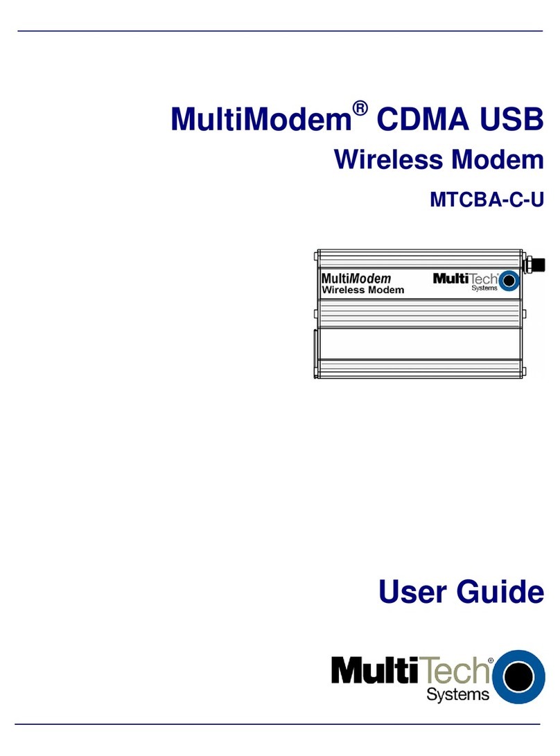 Multitech MTCBA-C-U User manual Multitech MTCBA-C-U User manual