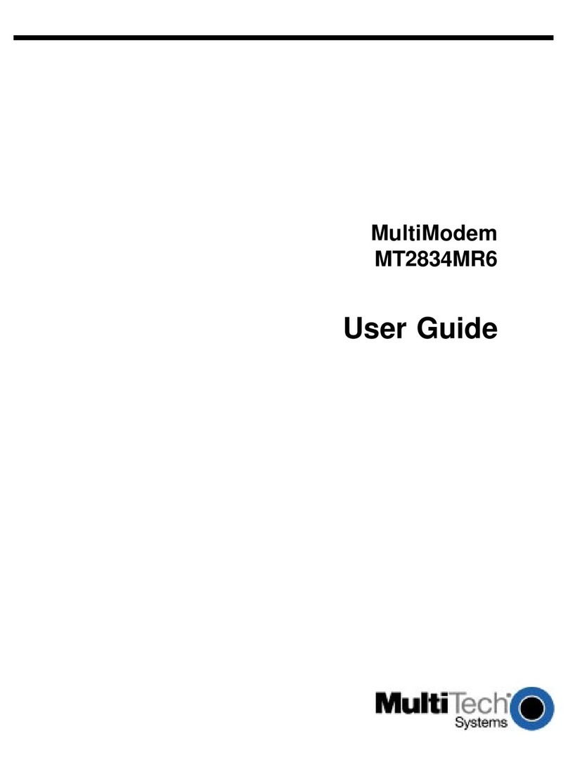 Multitech MultiModem MT2834MR6 User manual