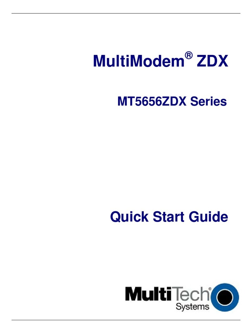 Multitech MT5656ZDX Series User manual