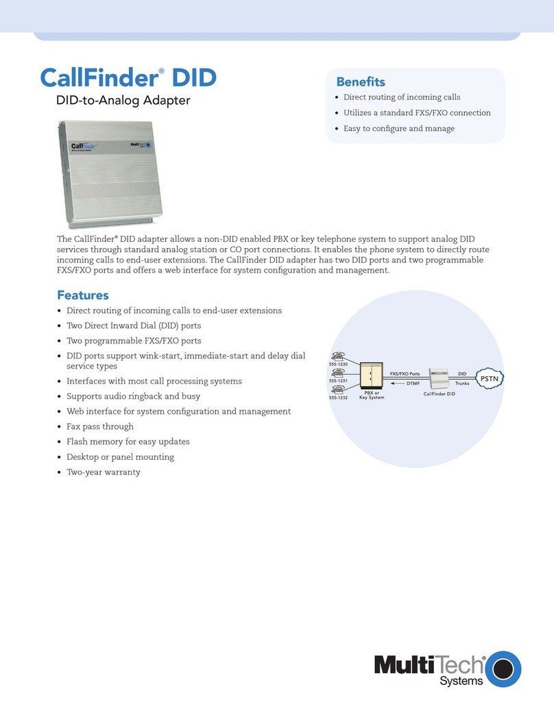 Multitech ZDXModemRack EN55022 User manual