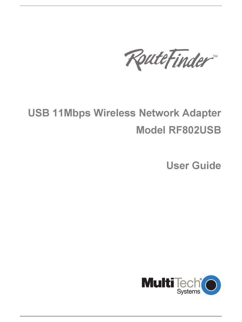 Multitech RouteFinder RF802USB user guide