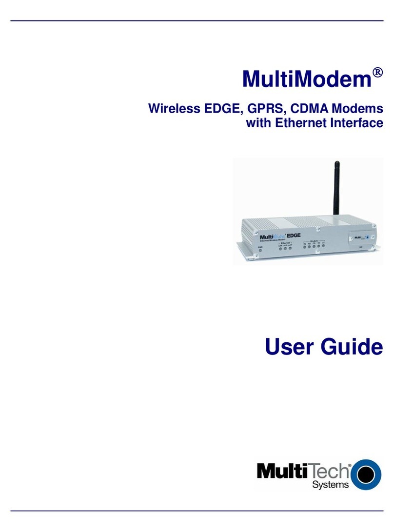 Multitech Multimodem RJ-45 User manual Multitech Multimodem RJ-45 User manual