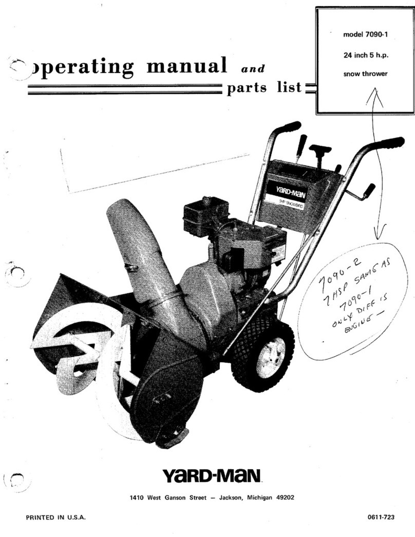 Yard-Man Yard-Man 7090-1 User manual