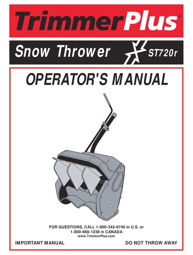 MTD TrimmerPlus ST720r User manual