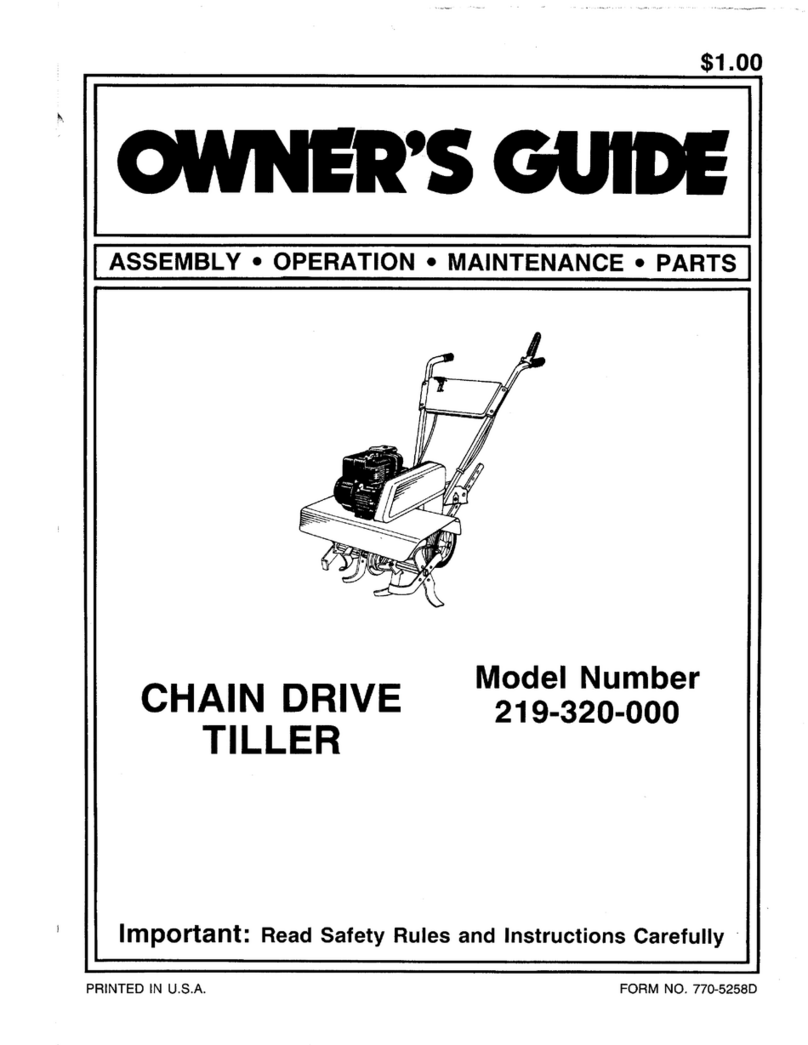 MTD 219-320-000 User manual