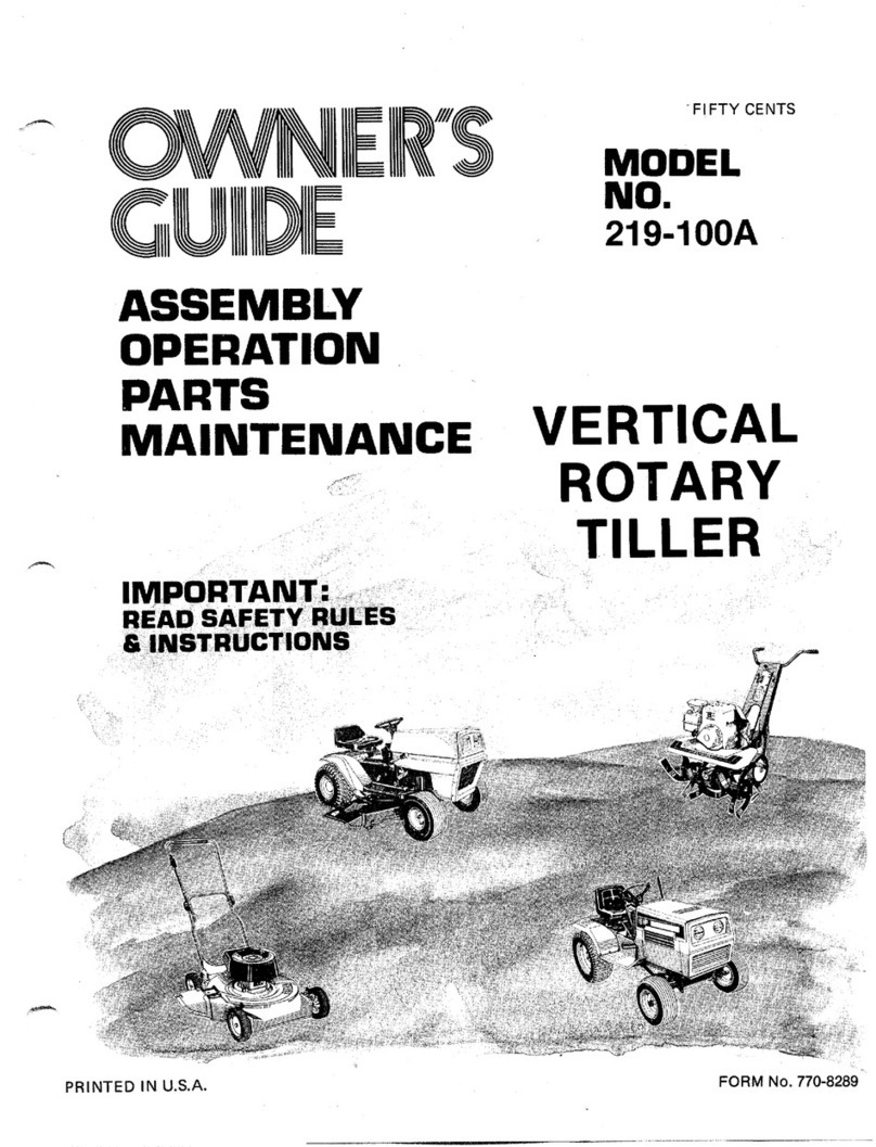 MTD 219-100A User manual