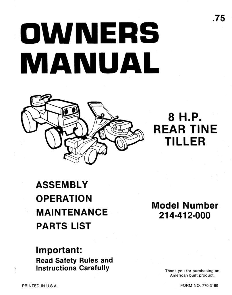 MTD 214-412-000 User manual