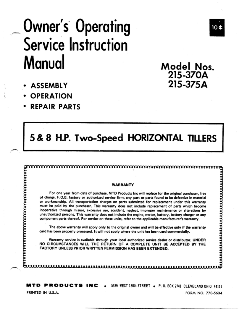 MTD 215-370 A Owner's and service manual