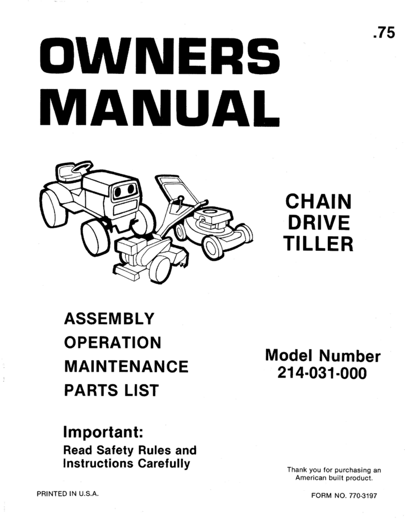 MTD 214-031-000 User manual