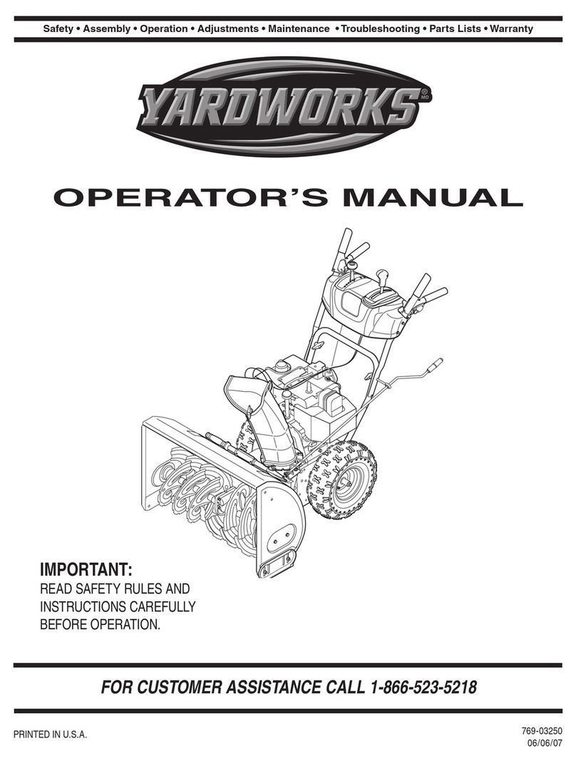 Yard Works 769-03250 Operator's manual