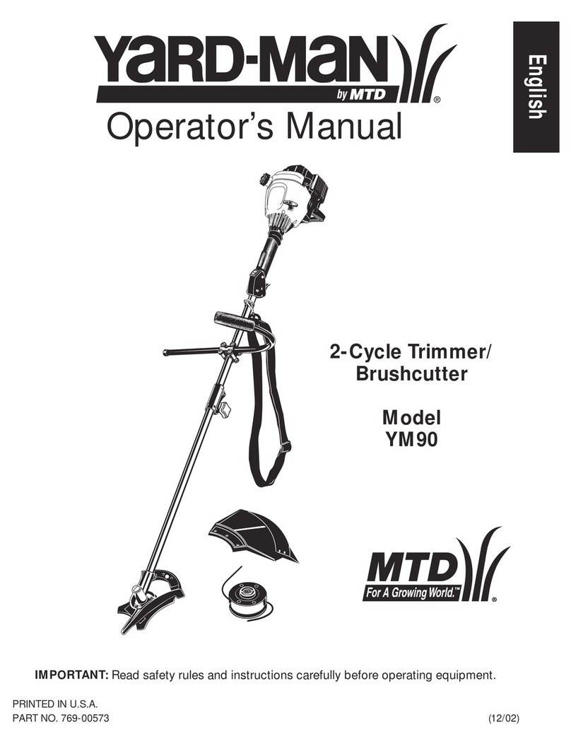 Yard-Man YM90 User manual