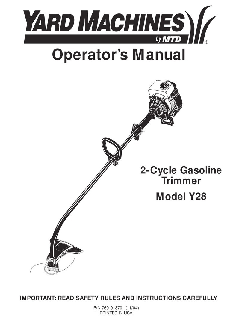MTD Yard Machines Y28 User manual