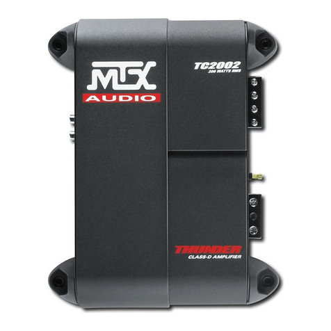 MTX Thunder 1501D owner's manual