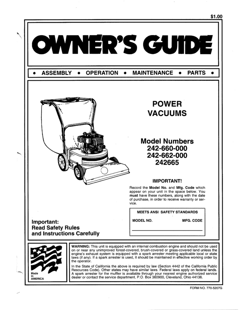MTD 242-660-000 User manual