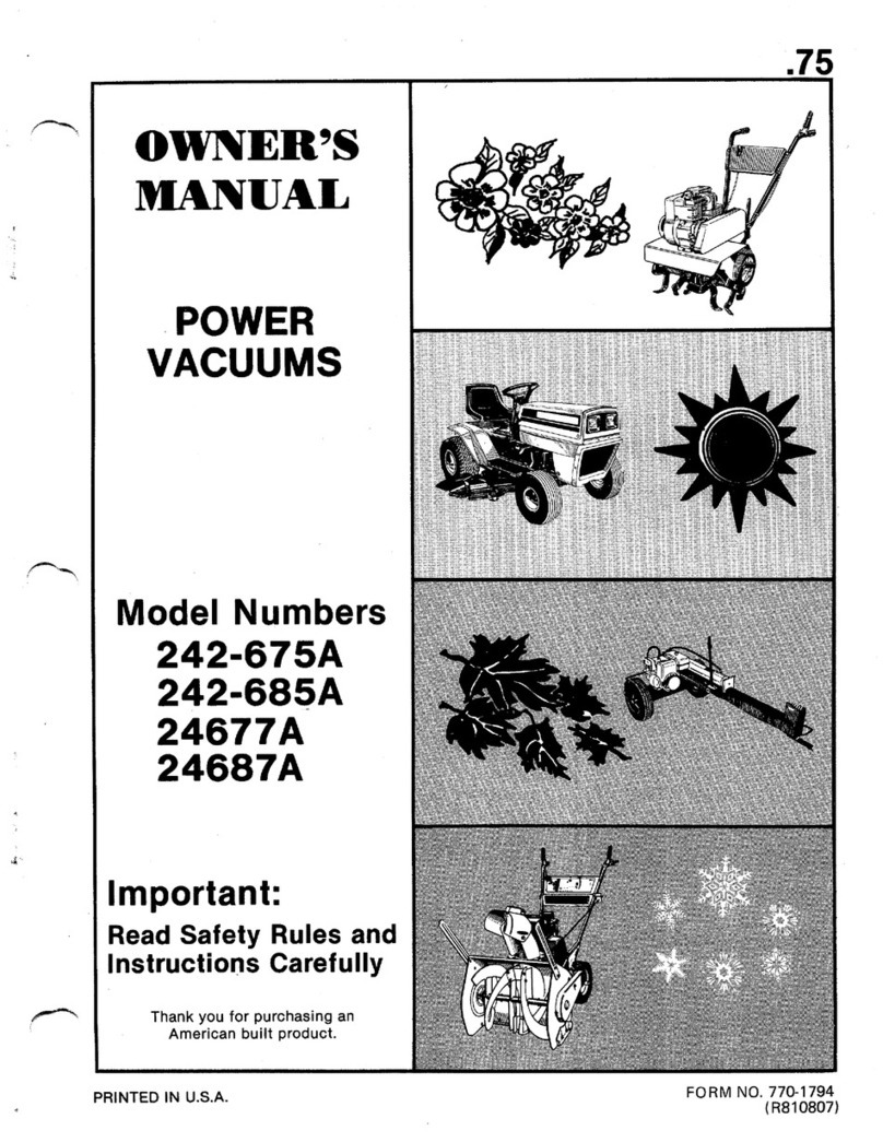 MTD 242-675A User manual
