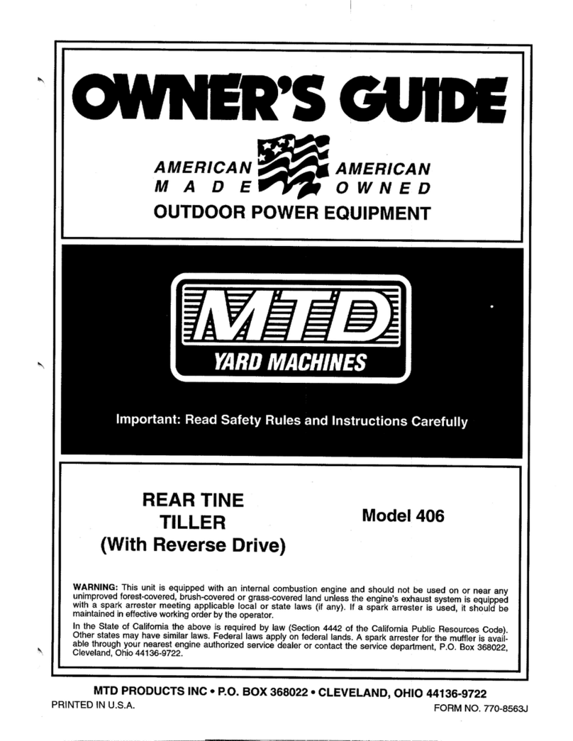 MTD 406 owner's guide