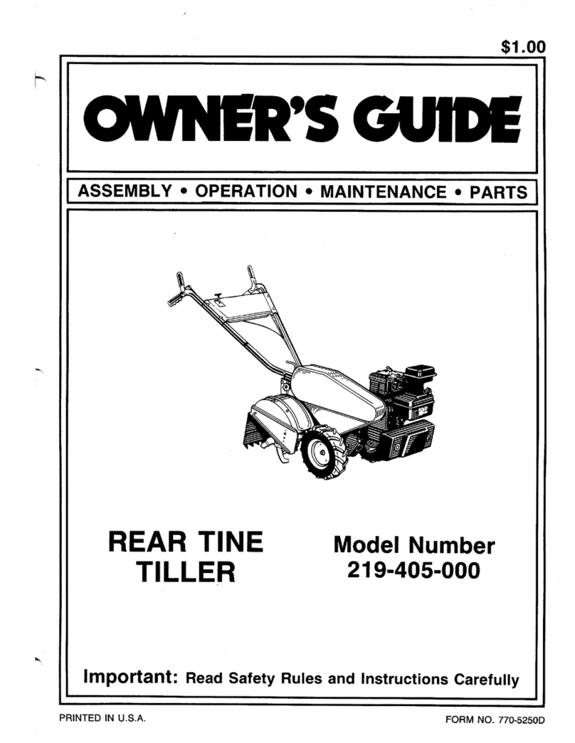 MTD 219-405-000 User manual
