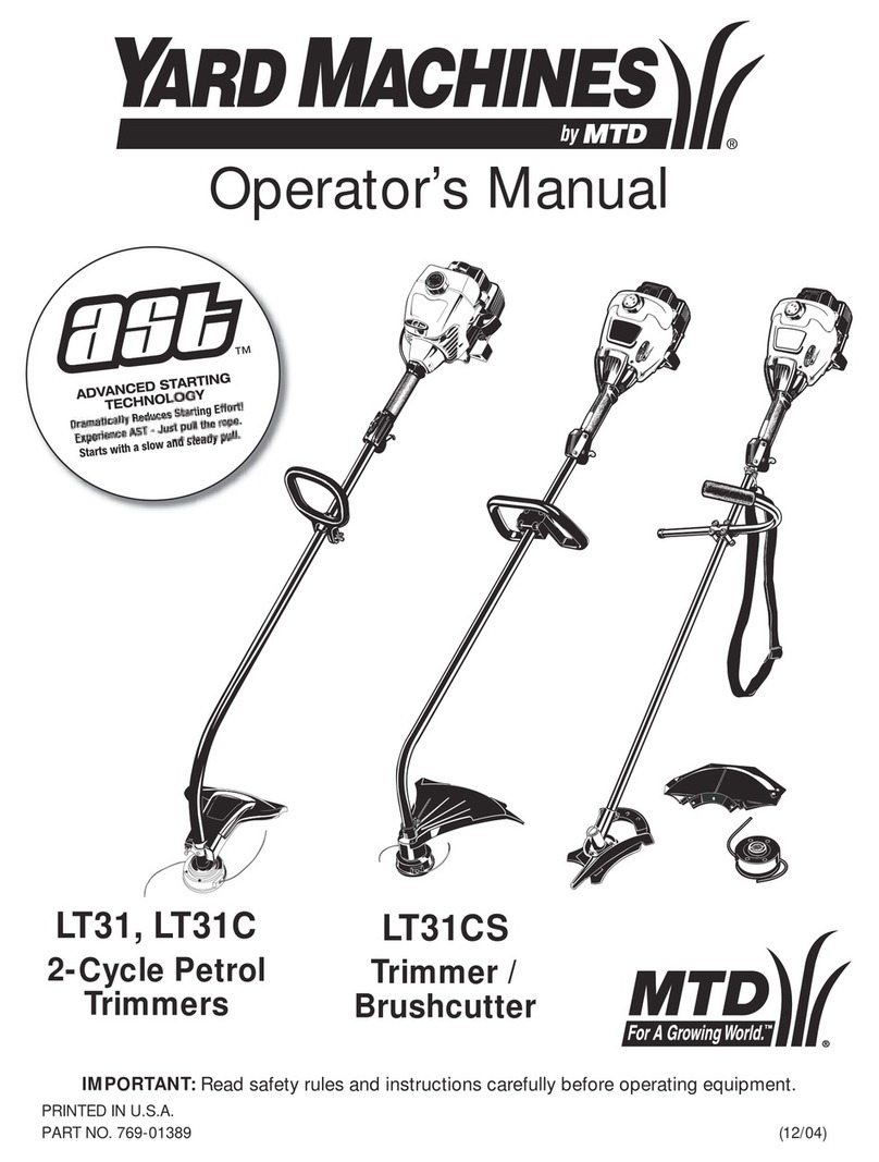 MTD Yard Machines LT31CS User manual