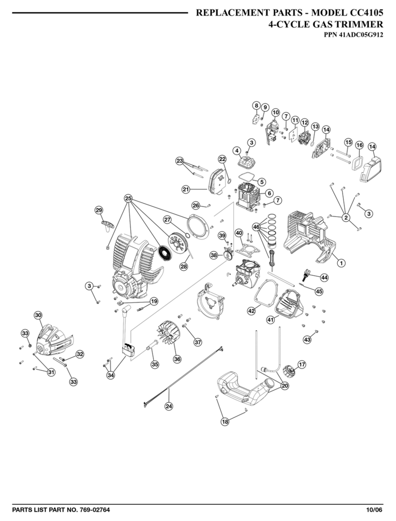 Cub Cadet CC4105 User manual