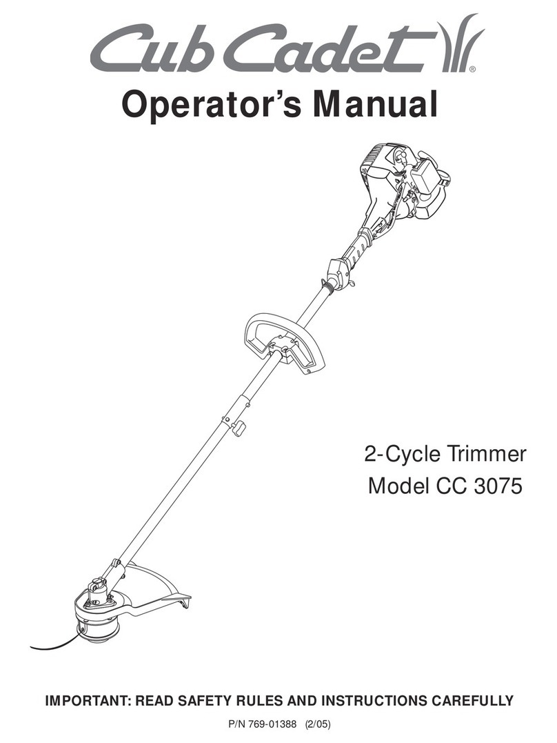 Cub Cadet CC 3075 Operator's manual