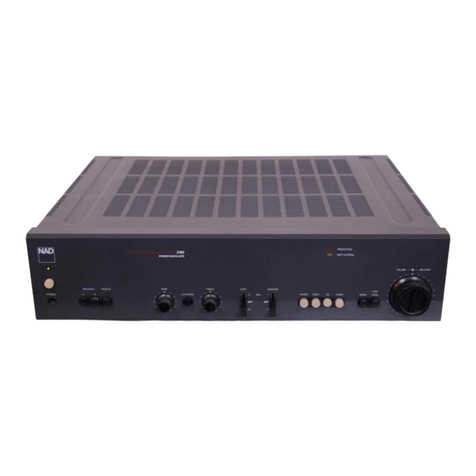 NAD 2100 Specification sheet