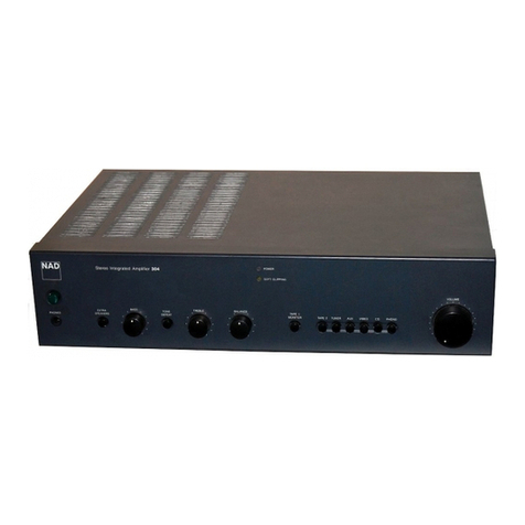 NAD 304 User manual