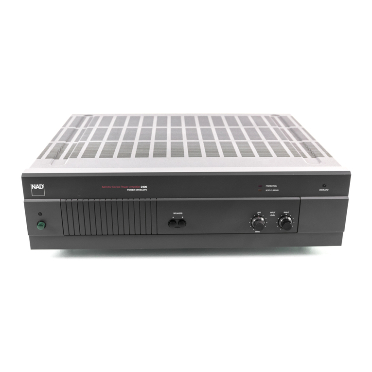 NAD 2400 User manual