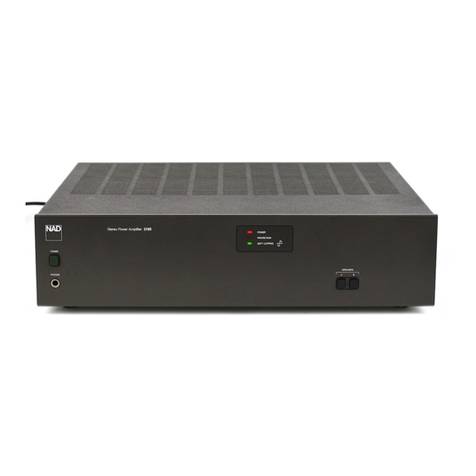 NAD 2155 User manual