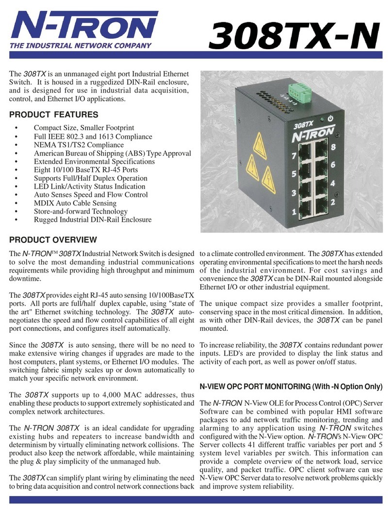 Ntron 308TX-N Specification sheet